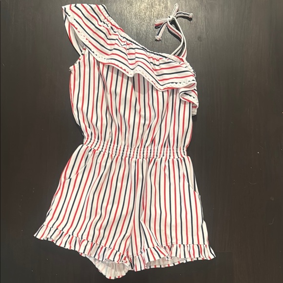 NWOT Janie and Jack Red and Blue Jumpsuit